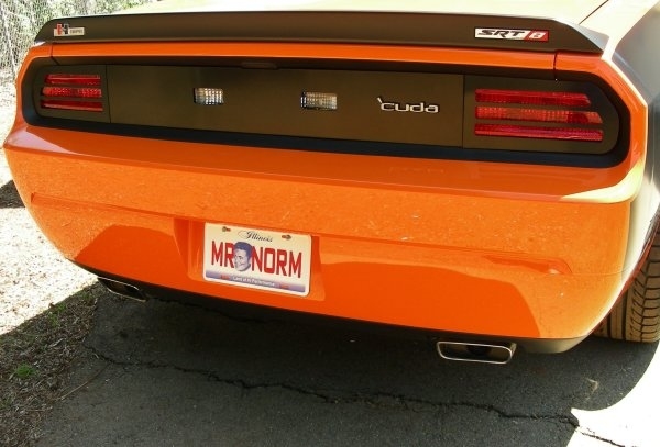 Mr. Norm's 'Cuda Tail Light Overlay 08-14 Dodge Challenger - Click Image to Close